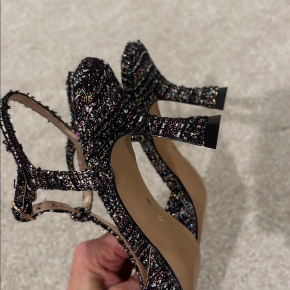 Elegant Multicolor Tuckernuck size 6 Women's Slingback Heels - Picture 8 of 8